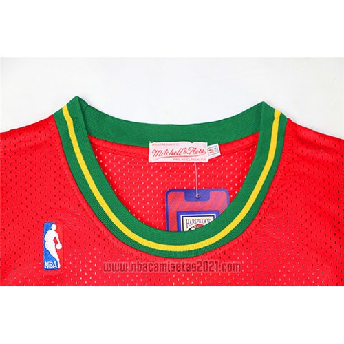 Camiseta Seattle SuperSonics Gary Payton #20 Historic Retro Rojo2